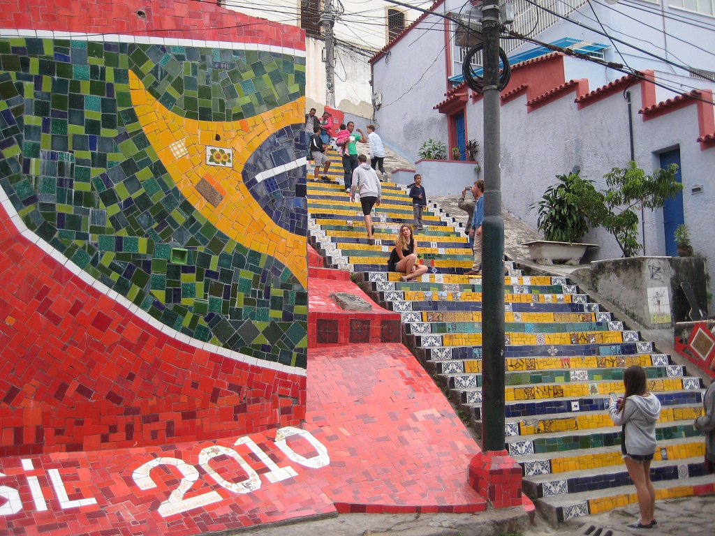 Mosaic stairs