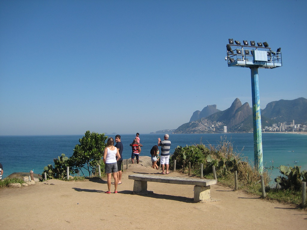 View from Ipanema - people taking pictures