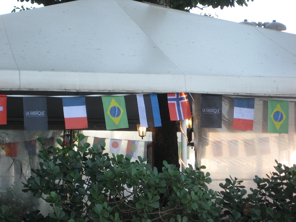 Estonian flag ijn Rio