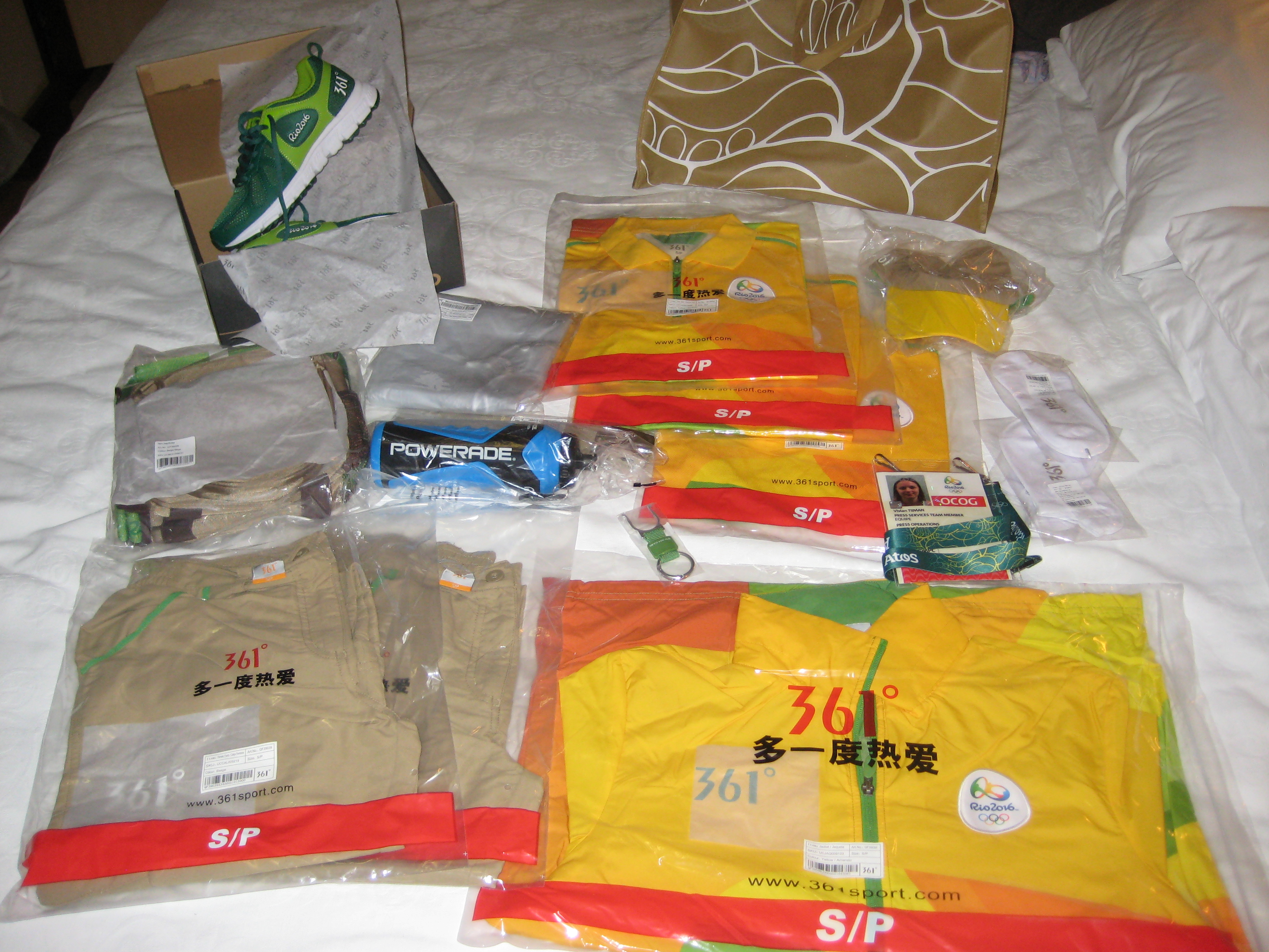 Rio uniform pack