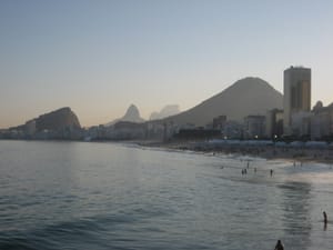 Copacabana beach view